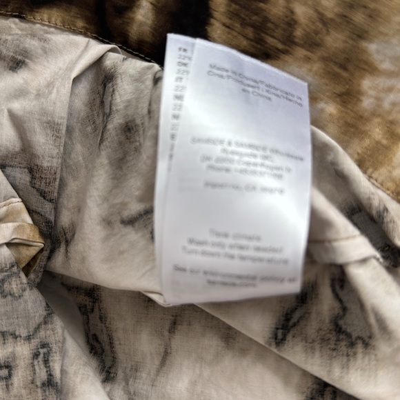 Samsoe Samsoe DEMI DRESS AOP CAMO CLAY size small - Picture 9 of 9